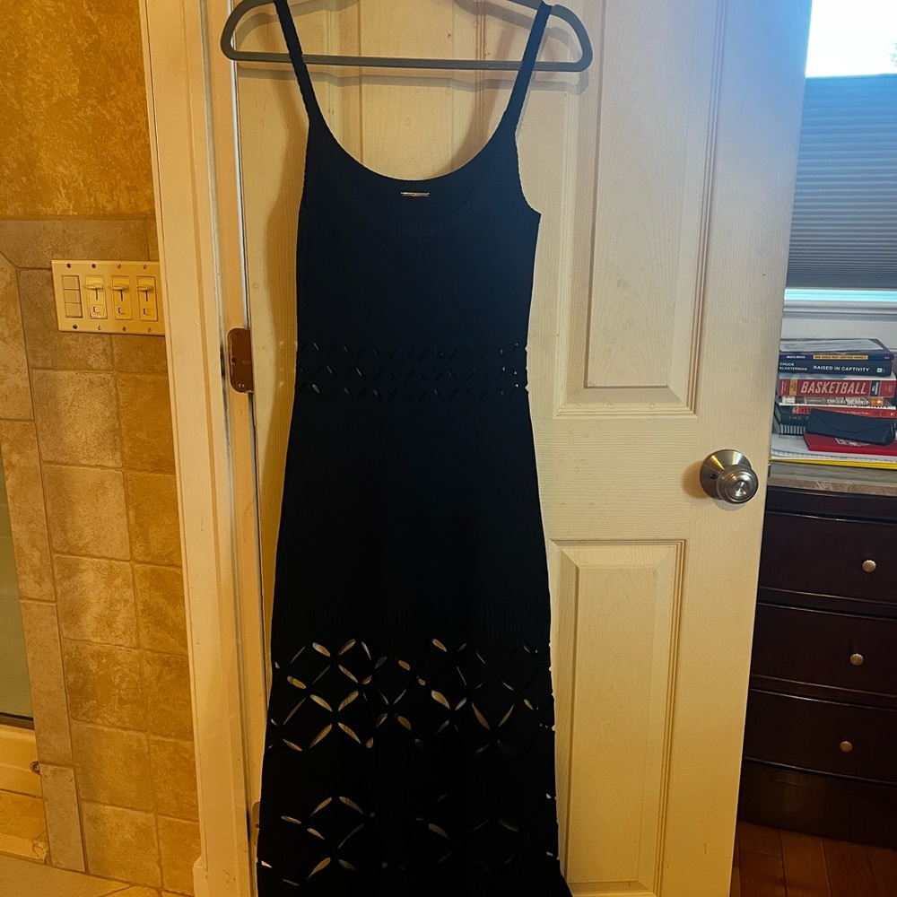 Alexis Elayne cut out Sheath Maxi Dress for Cocktail Nights